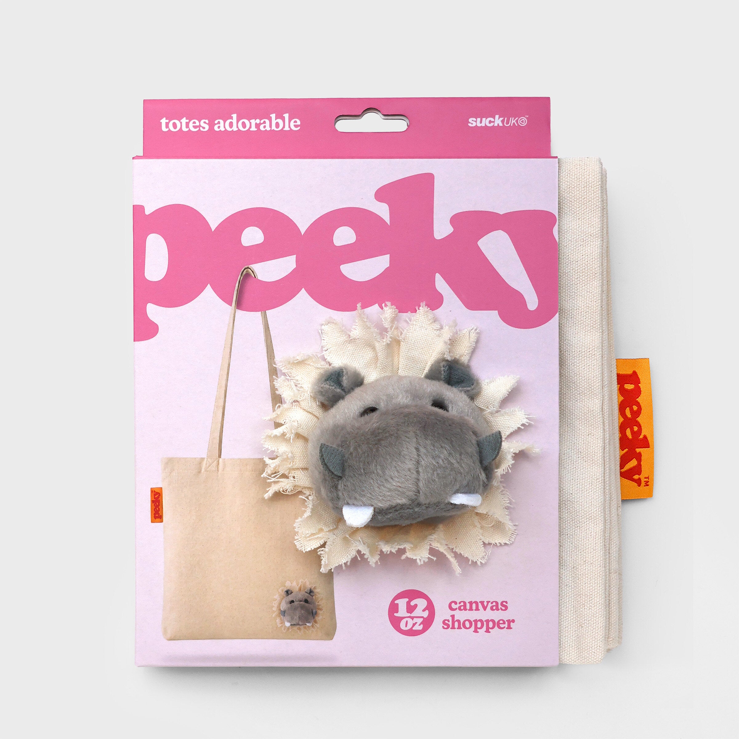 Peeky Hippo Tote
