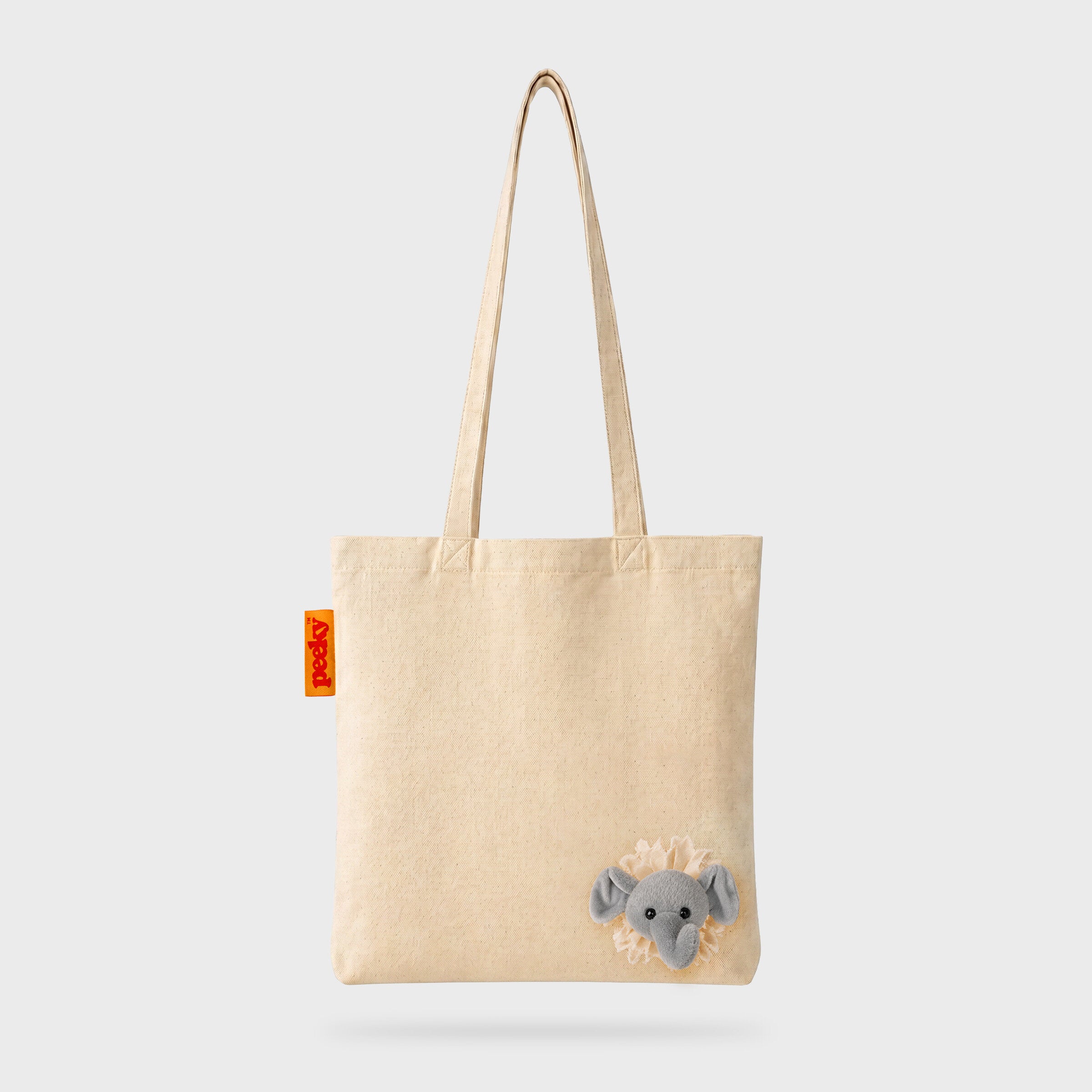 Peeky Elephant Tote