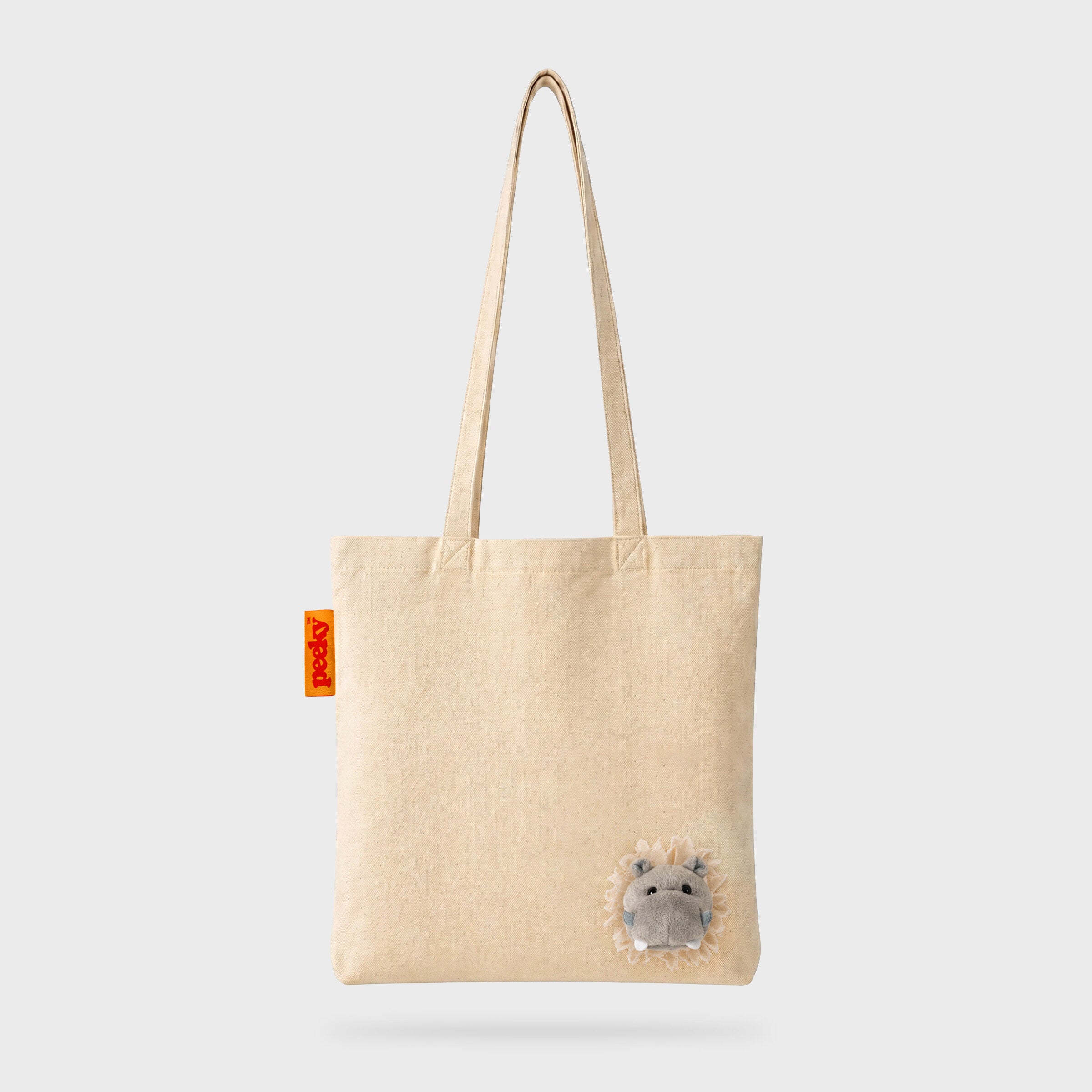 Peeky Hippo Tote