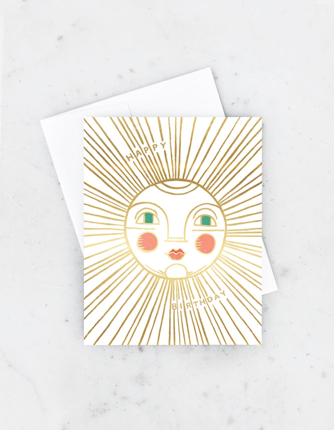 Birthday Card Sun