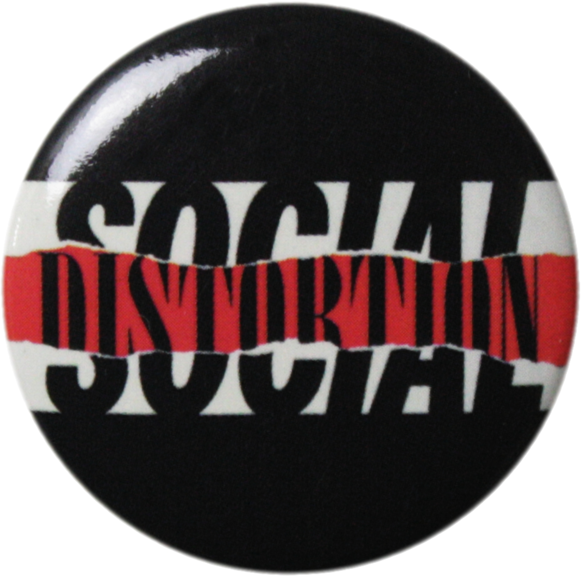 Social Distortion - Ripped  Button Pin 1.25"