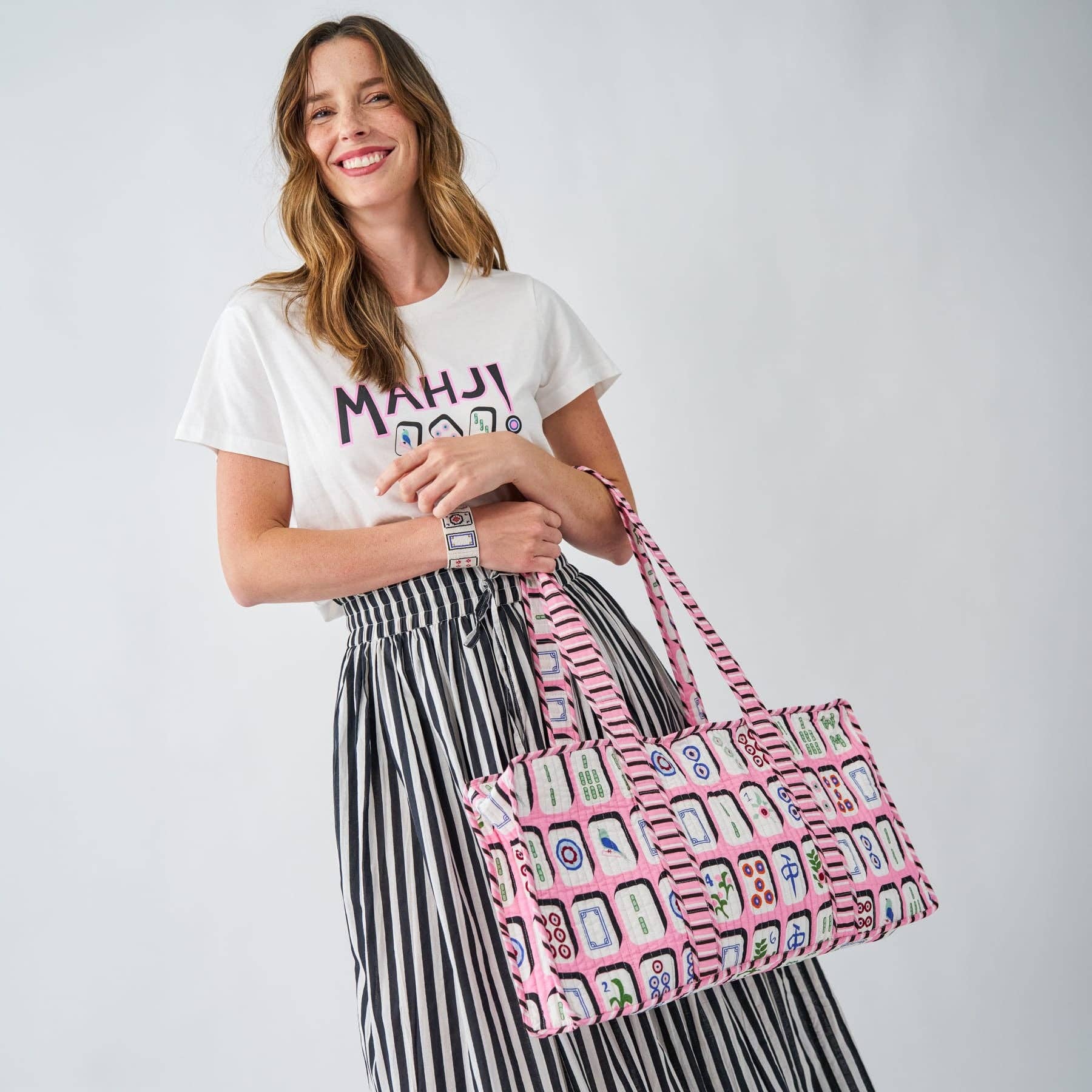 Kaya Mahjong Zippered Game Bag