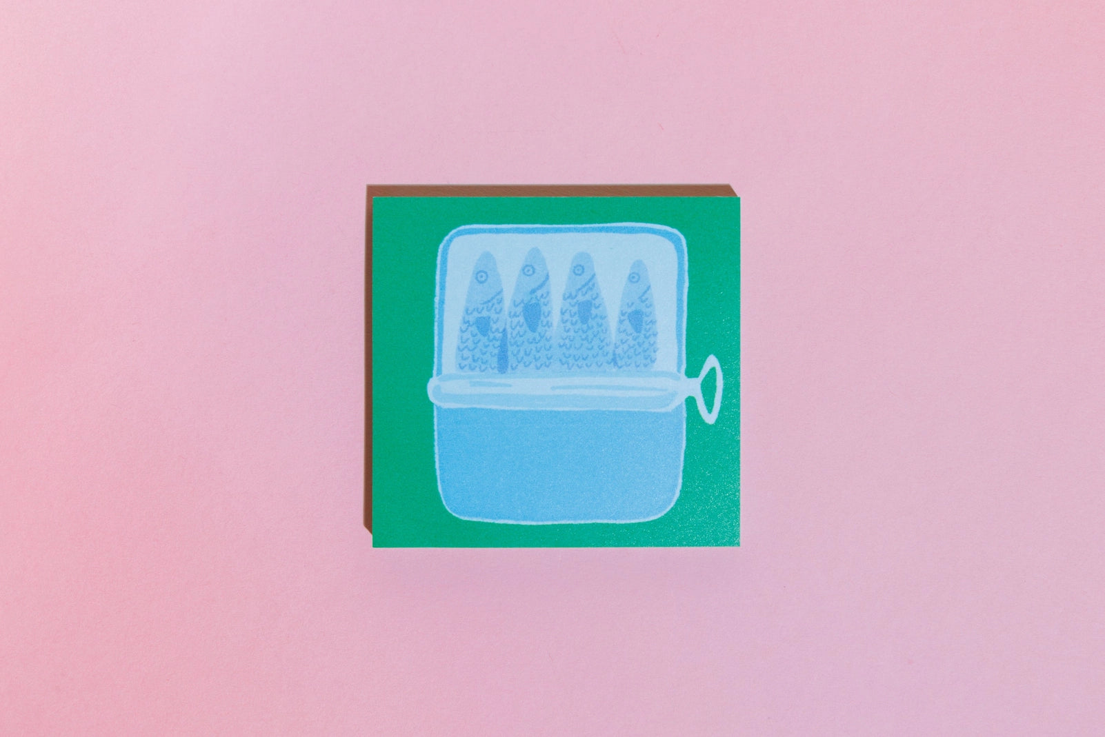 Tinned Fish Lists Sticky Notes