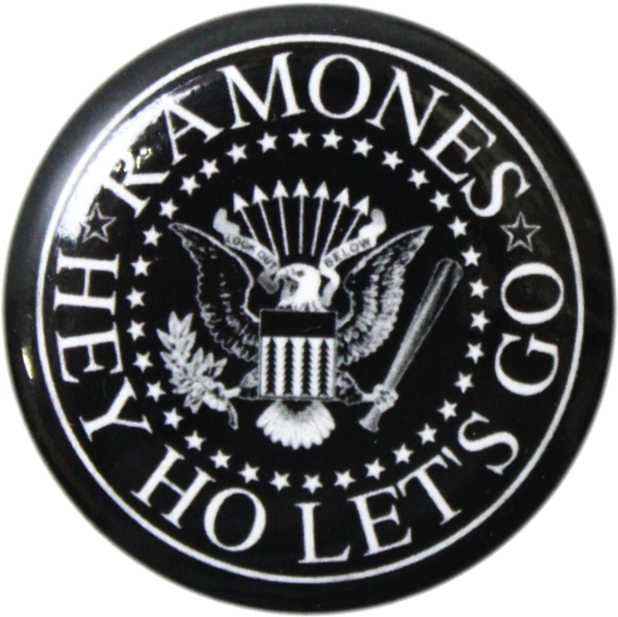 The Ramones Hey Ho  Button Pin 1.25"