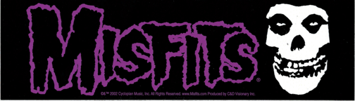The Misfits - Purple Sticker