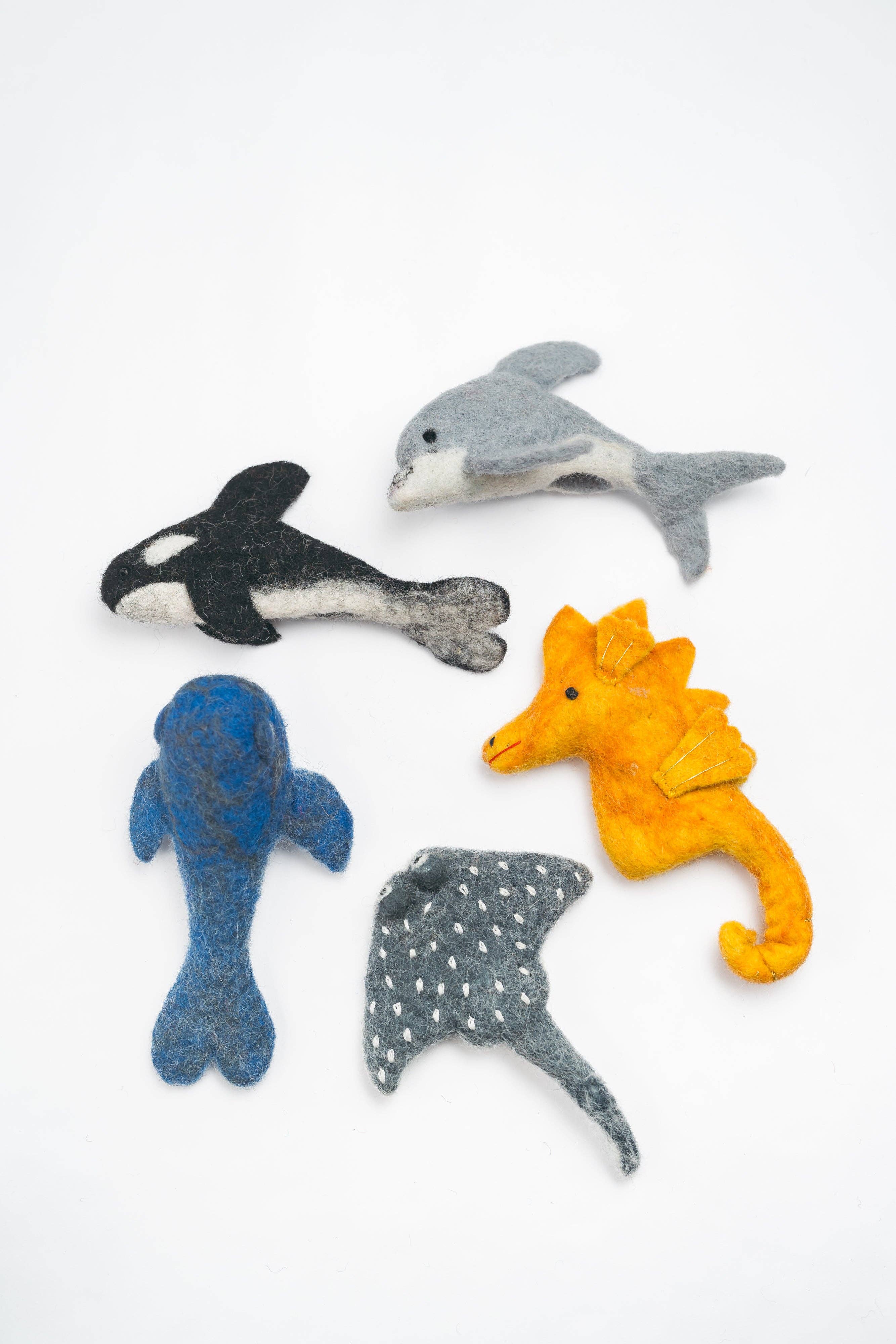 Blue Whale Finger Puppet