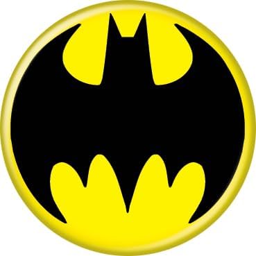 DC Comics Logos 4 Button Pin Set 1.25"