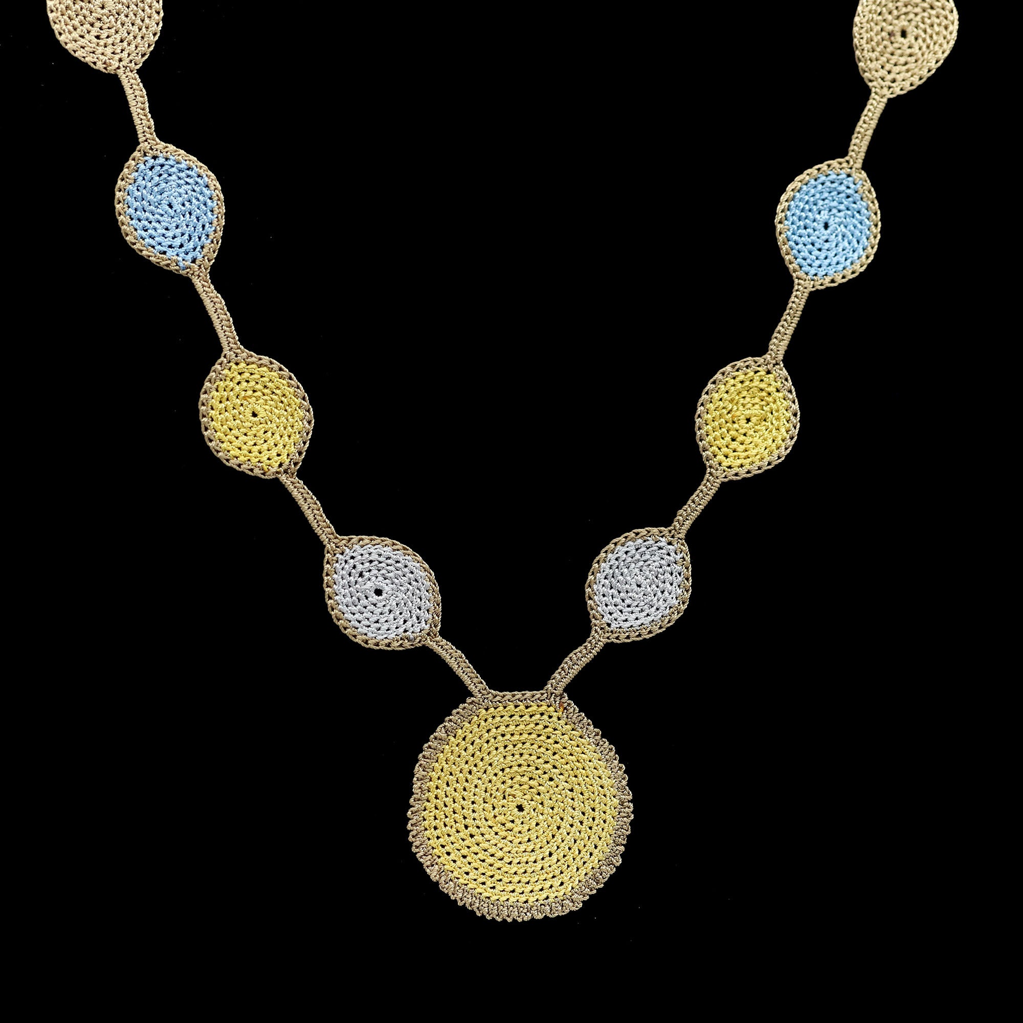 Circles Crochet Necklace