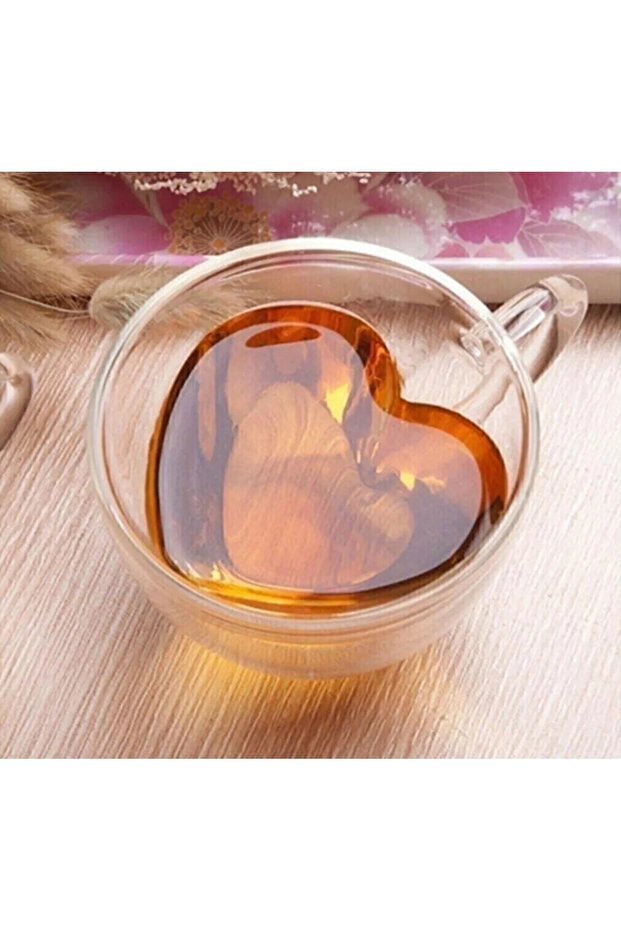 Heart Double Wall Expresso Mug