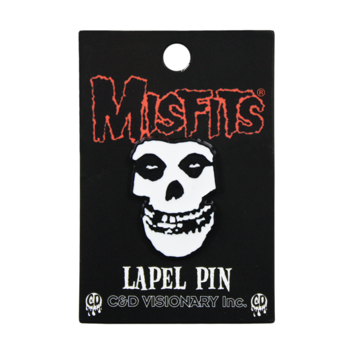 The Misfits Fiend Skull Enamel Pin