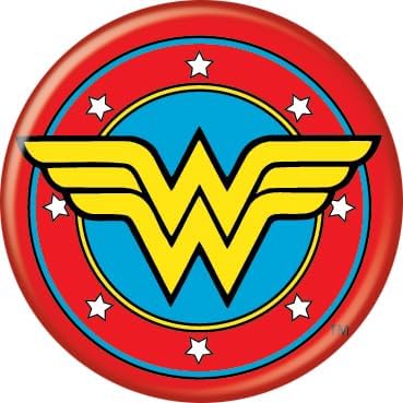DC Comics Logos 4 Button Pin Set 1.25"