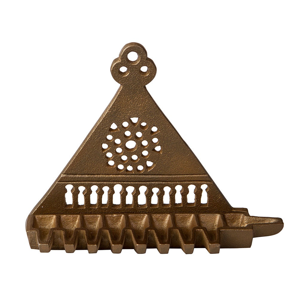 East-and-West Hanukkiah
