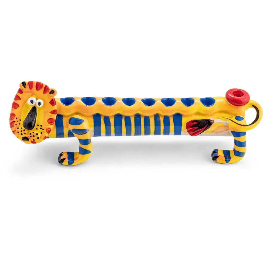 Ceramic Animal Hanukkiah