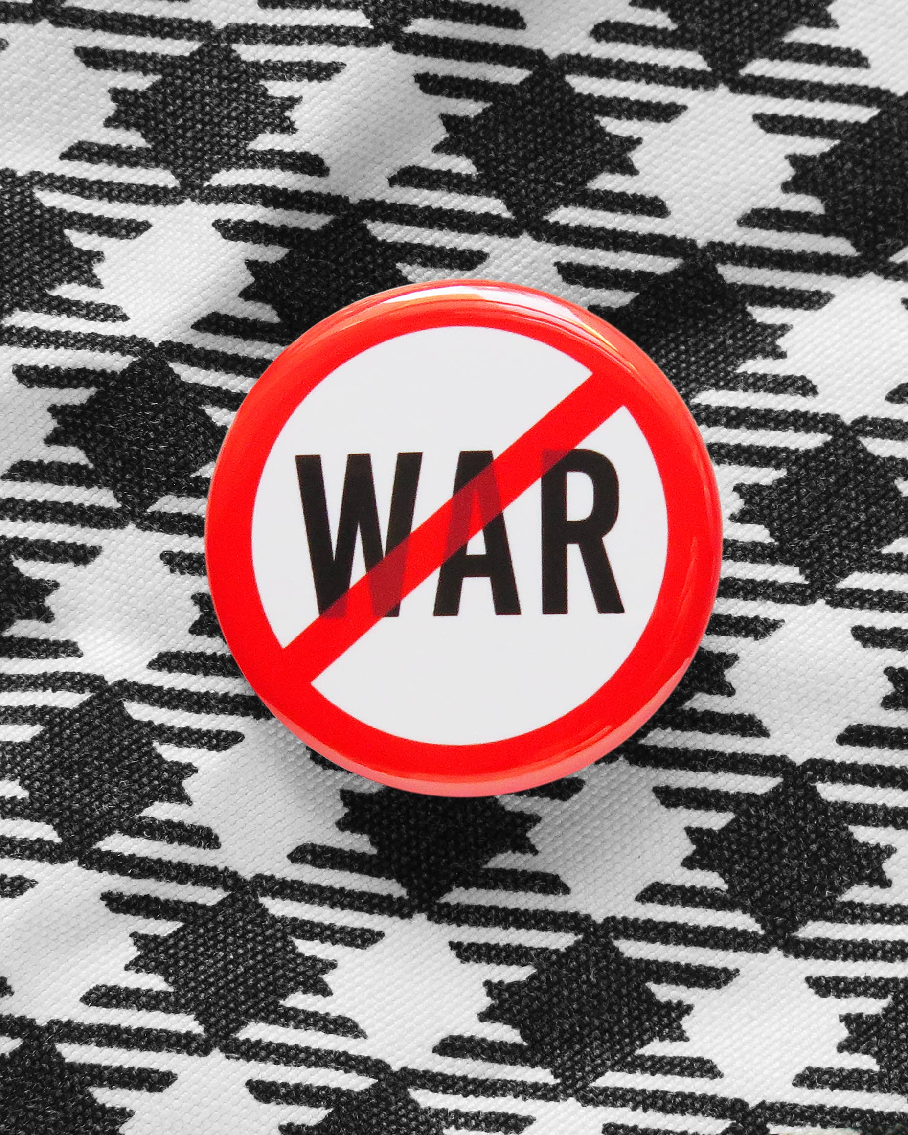 NO WAR Pinback Button 1.25"
