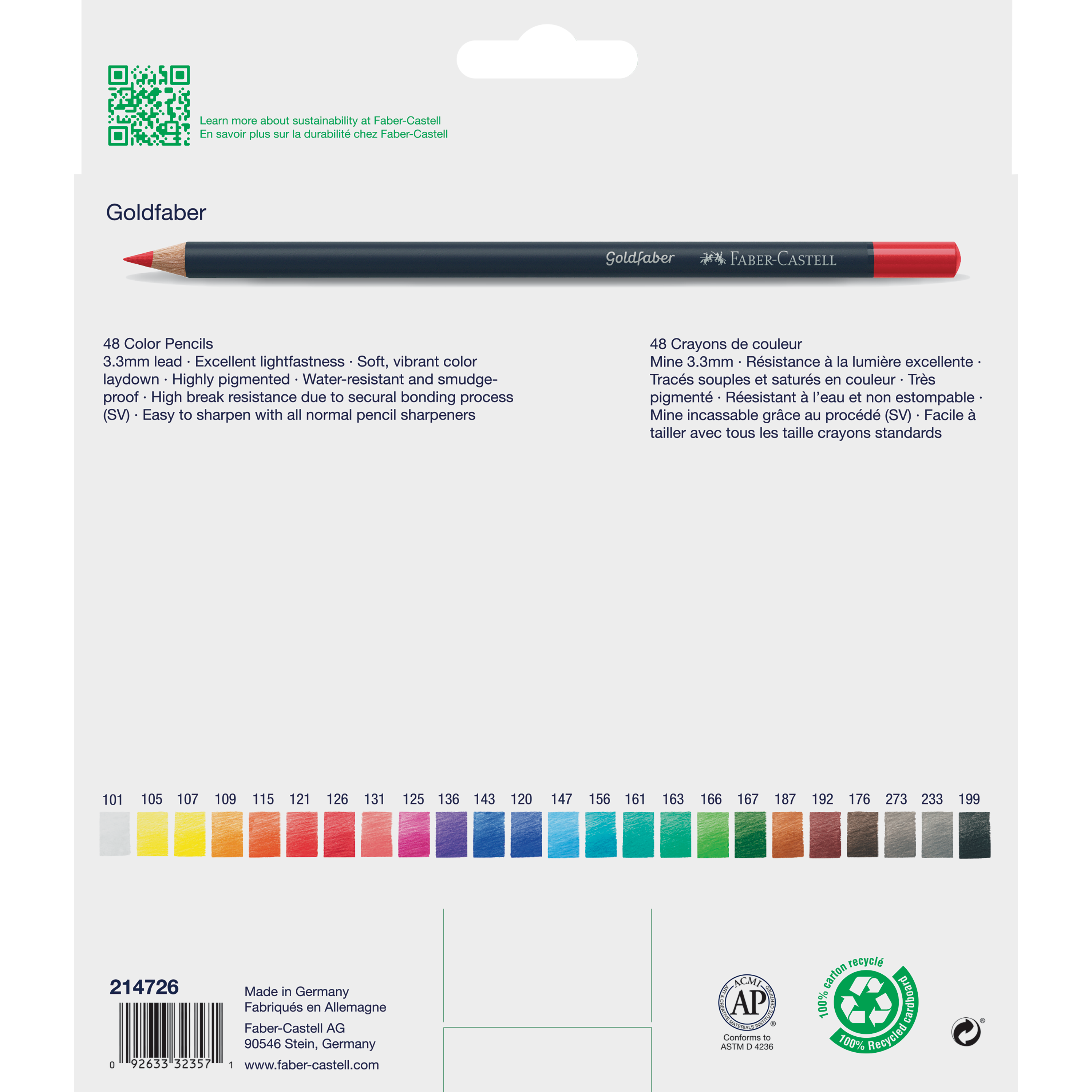 Goldfaber Color Pencils - Box of 24