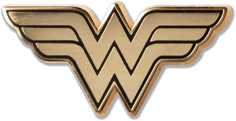 Wonder Woman Logo 1" Full Color Enamel Pin