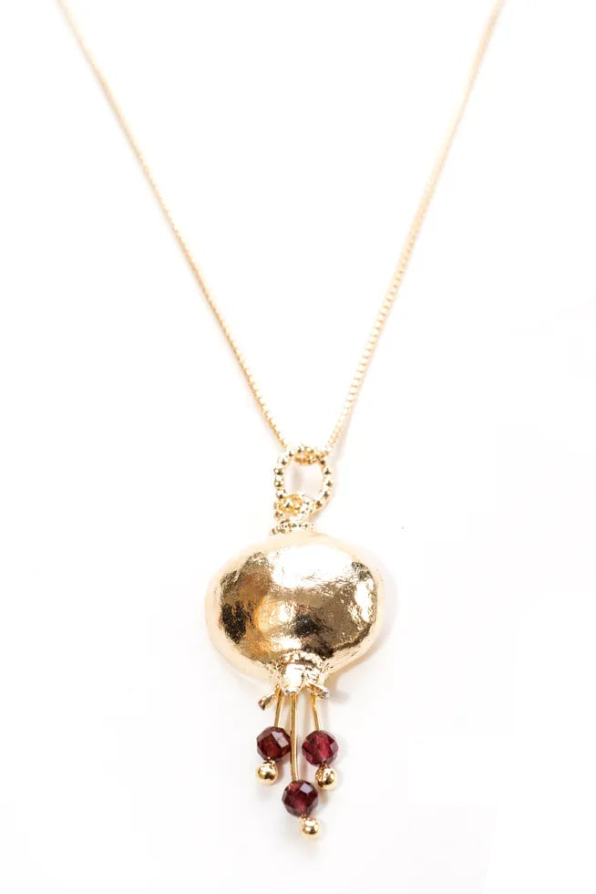 Vermeil Pomegranate Necklace