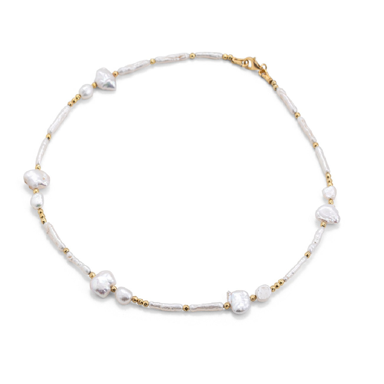 Vermeil and Pearl Necklace
