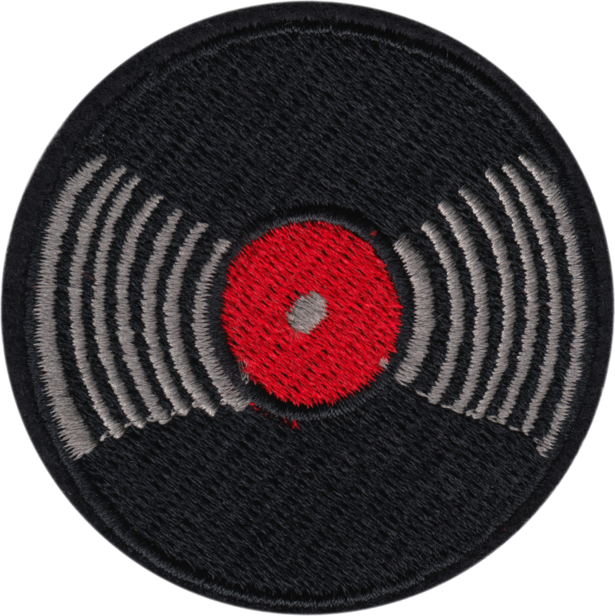 Vinyl Record Album Patch 2.38"