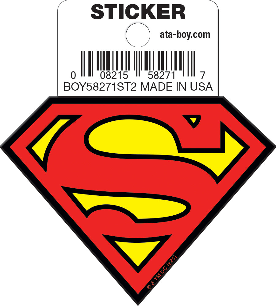 Superman Logo Die Cut Sticker