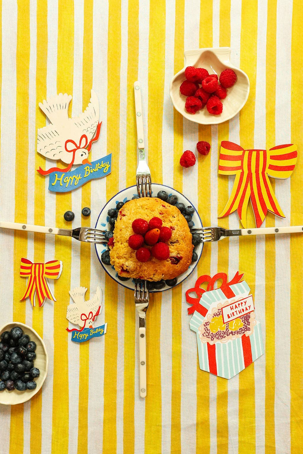 Happy Birthday Bird - Die Cut Card
