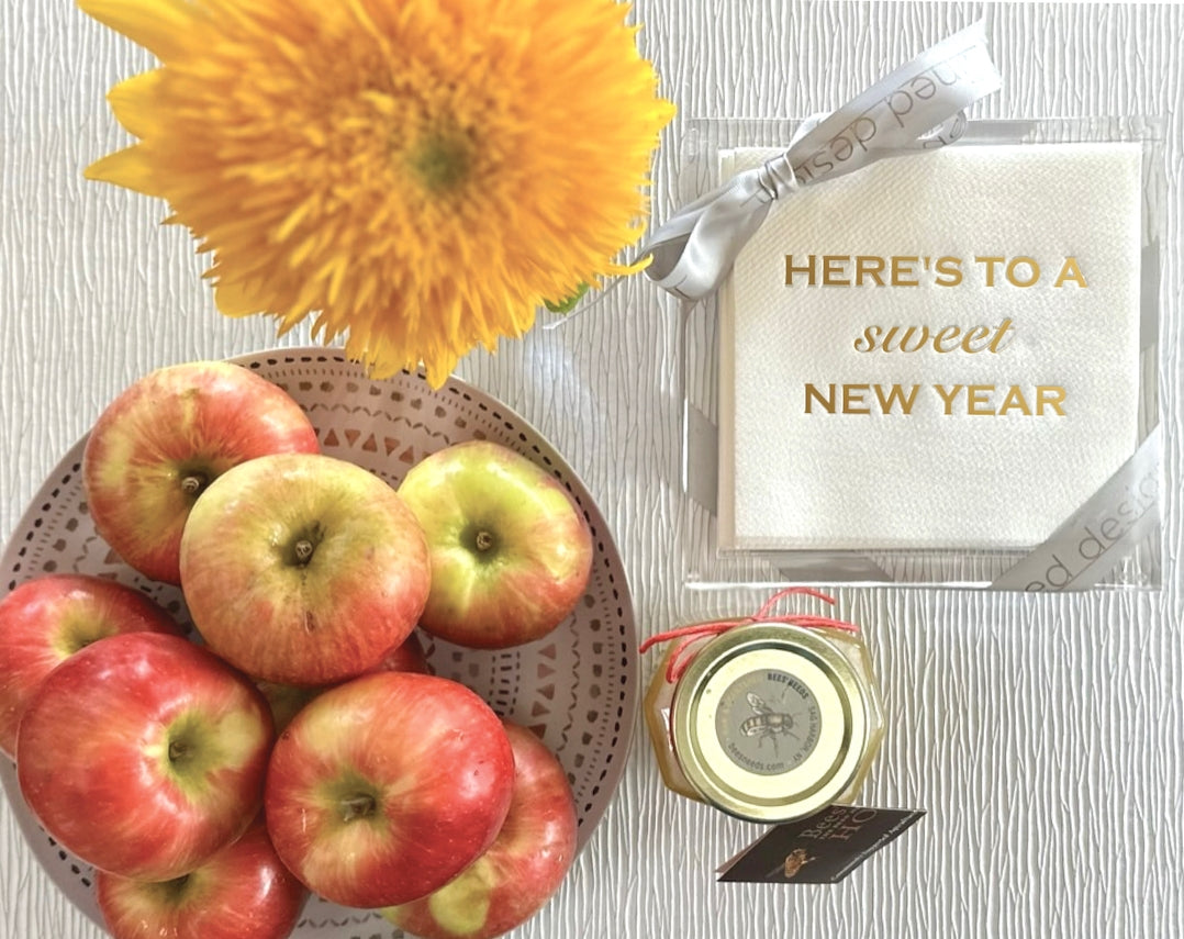 Acrylic Hostess Set "Sweet New Year"