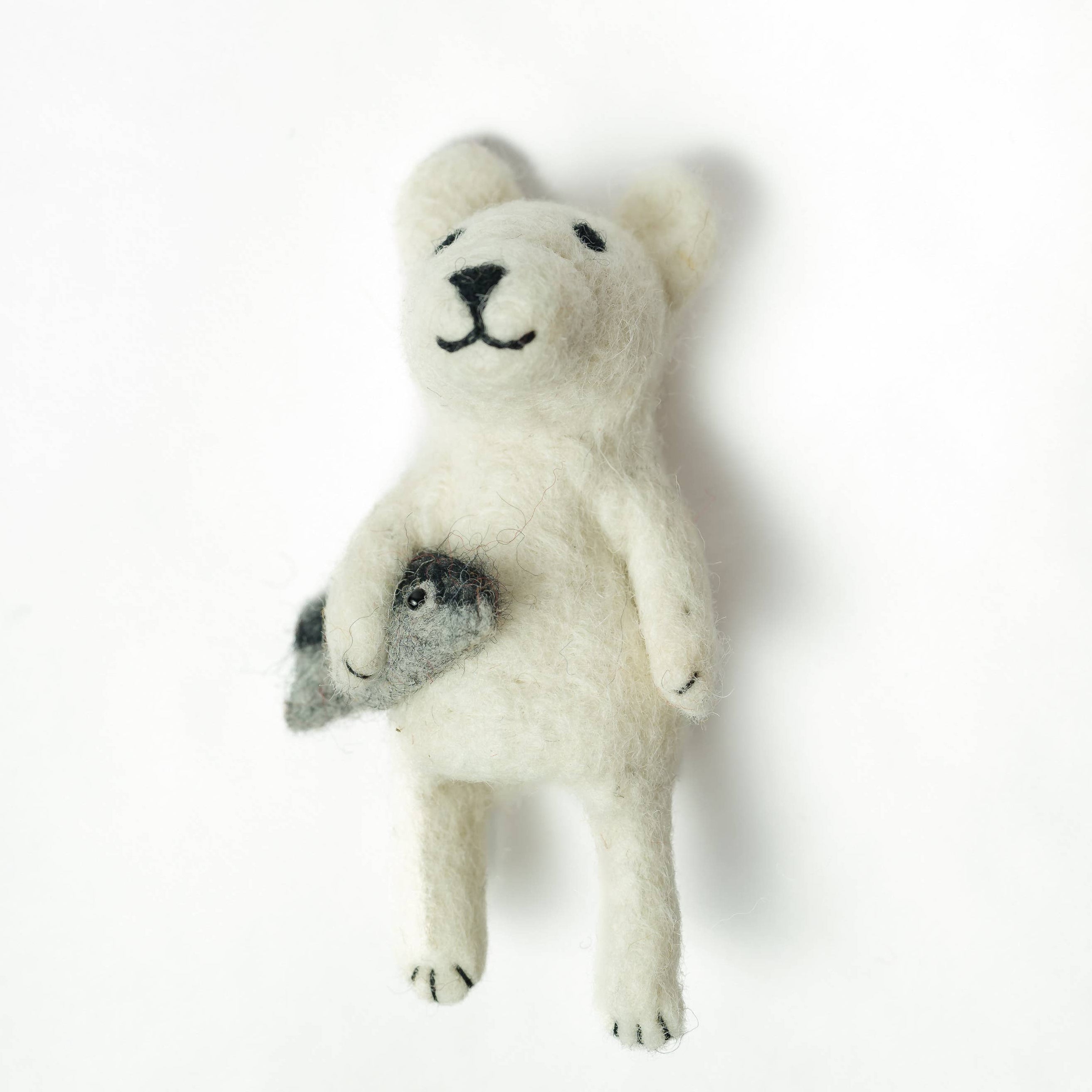 Polar Bear Finger Puppet