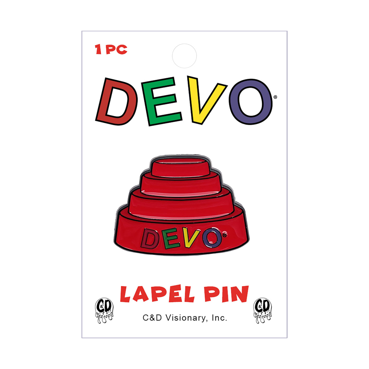 Enamel Pin - DEVO Dome
