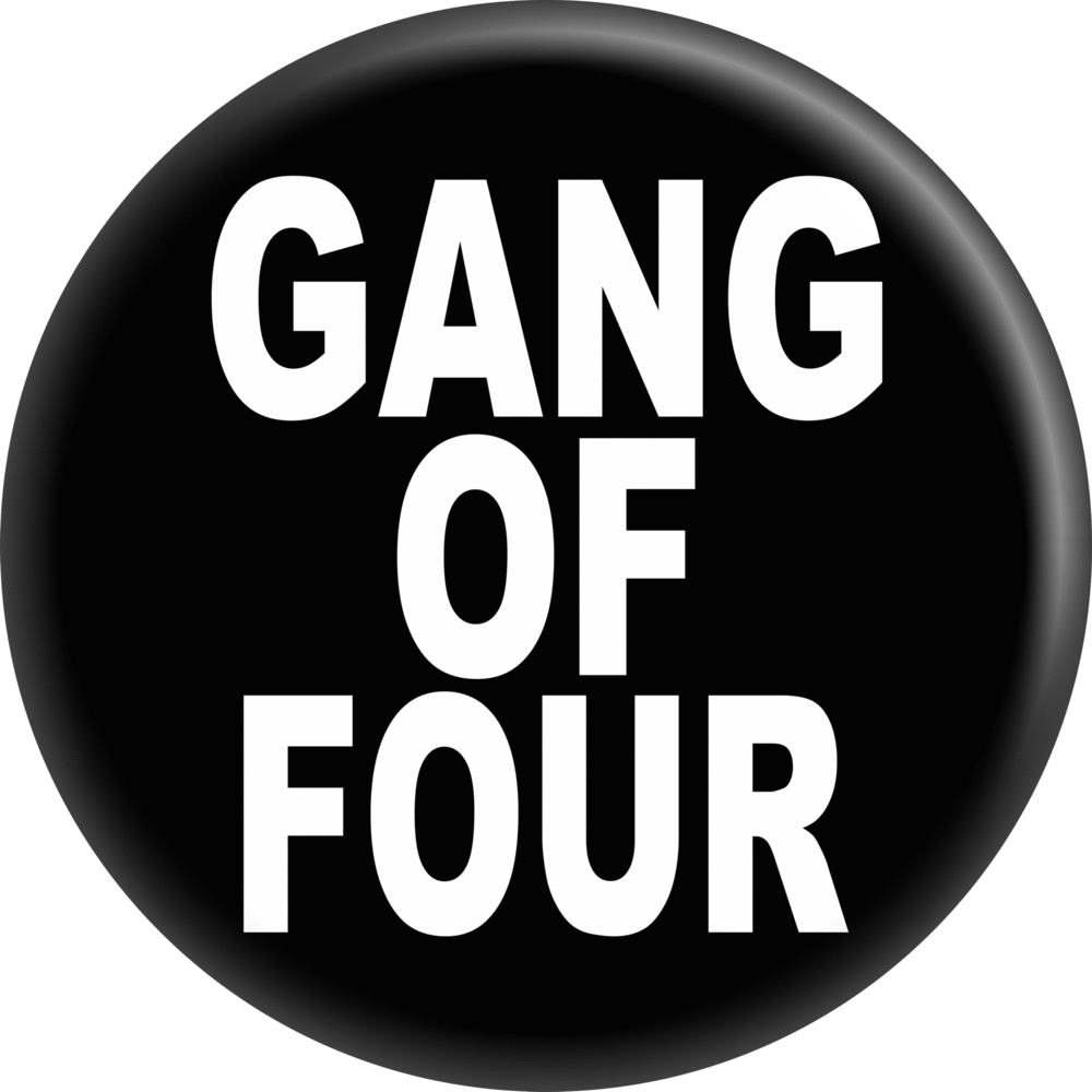 Gang Of Four Button Pin 1.5"