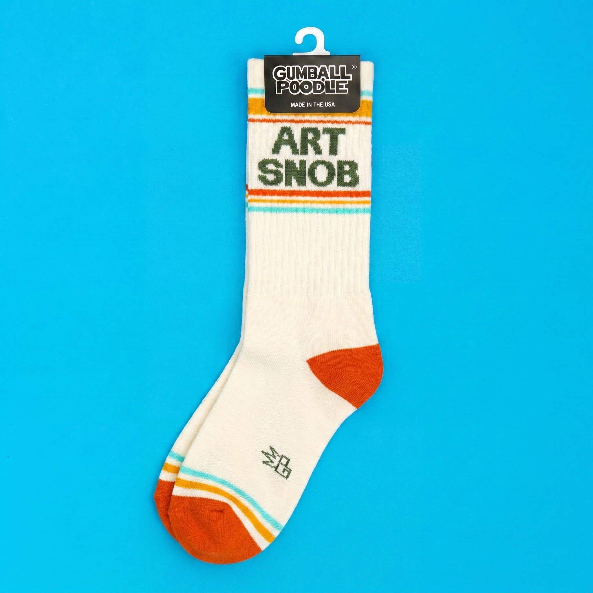 Art Snob Gym Crew Socks