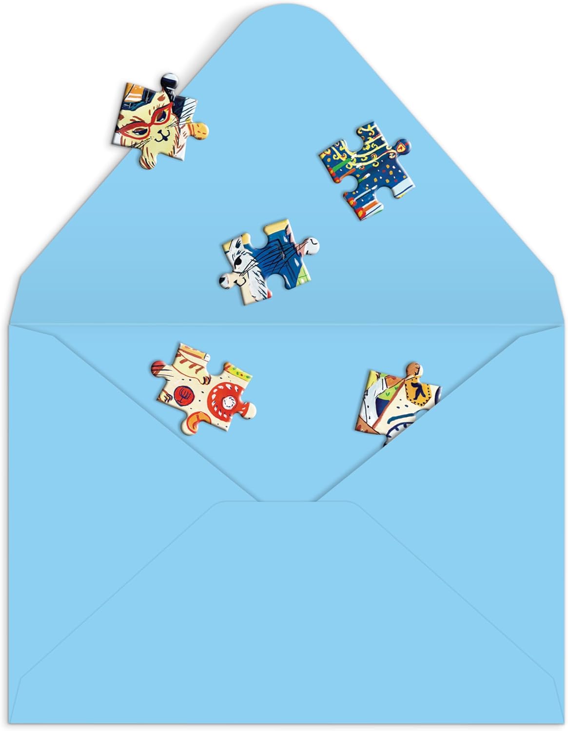 Happy Hanukcats – Greeting and Jigsaw Puzzle Card