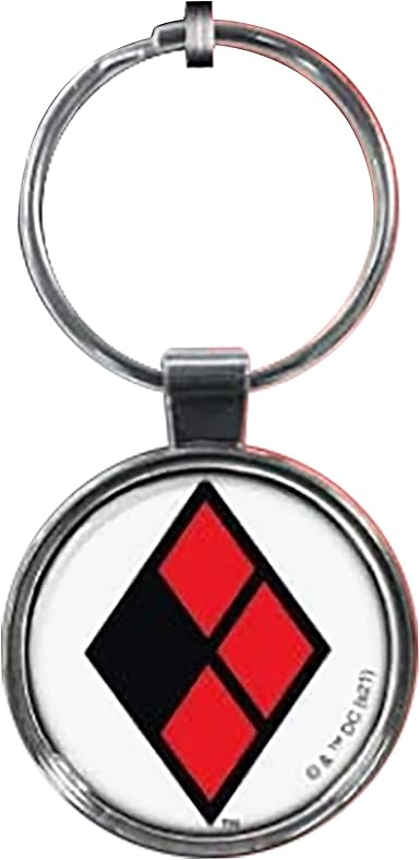 Harley Quinn Emblem Keychain