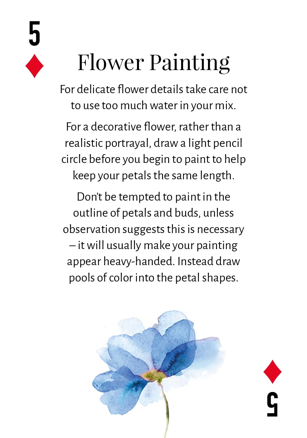 The Artful Hand Playing Cards: Watercolor Tips & Tricks