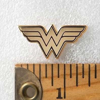 Wonder Woman Logo 1" Full Color Enamel Pin
