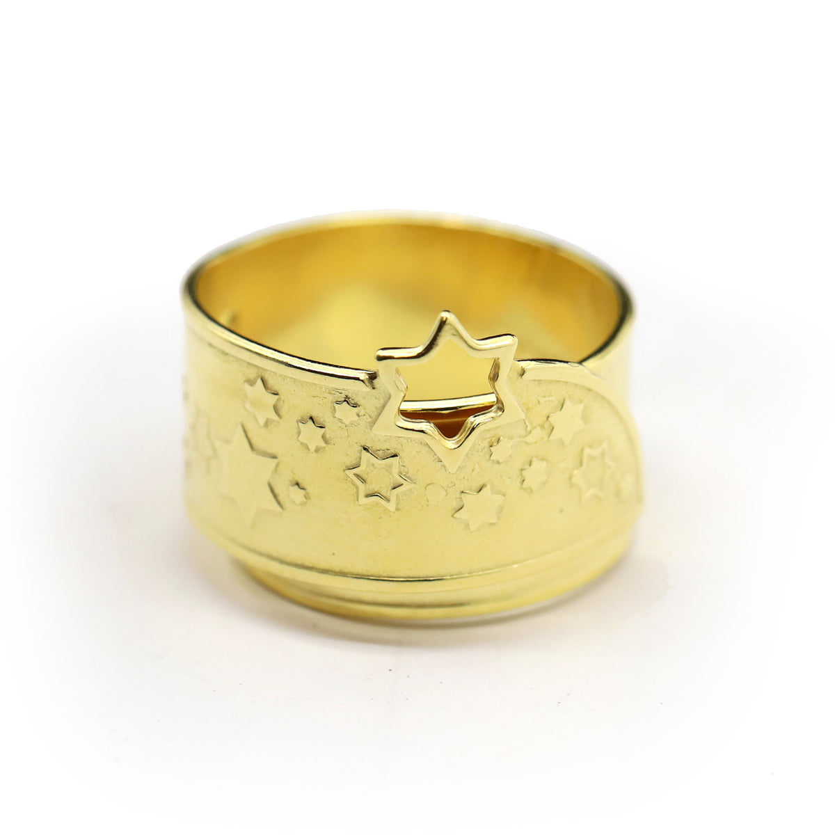 Vermeil Star of David Ring