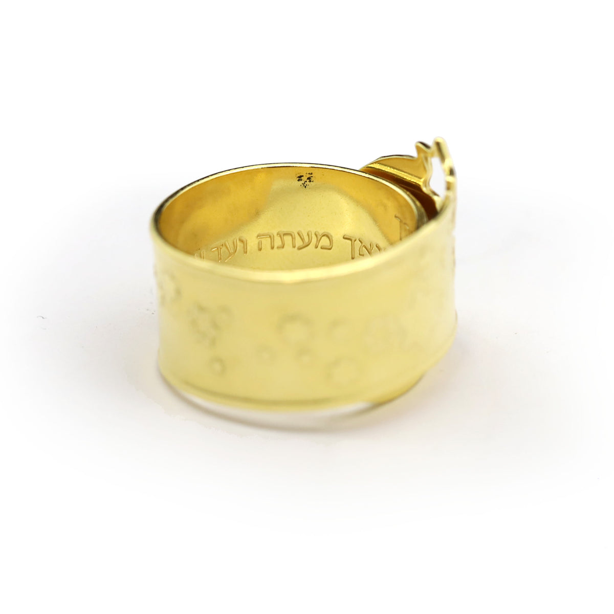 Vermeil Star of David Ring