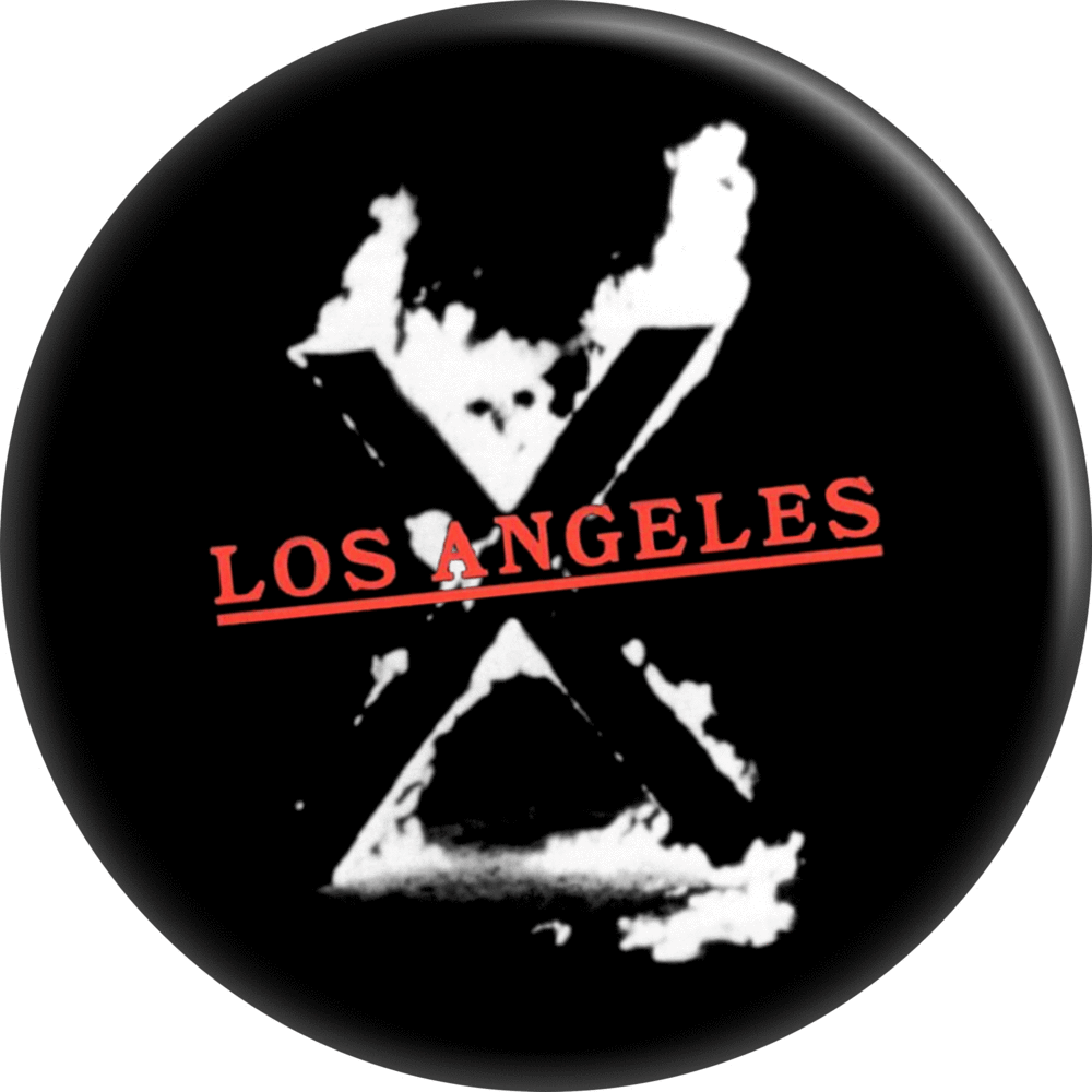 X - "Los Angeles" Album Cover Art Button Pin 1.25"