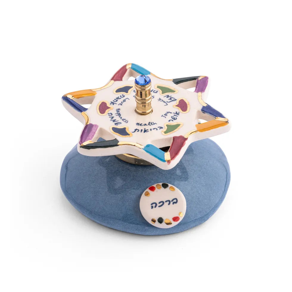 Ceramic Handmade Dreidel