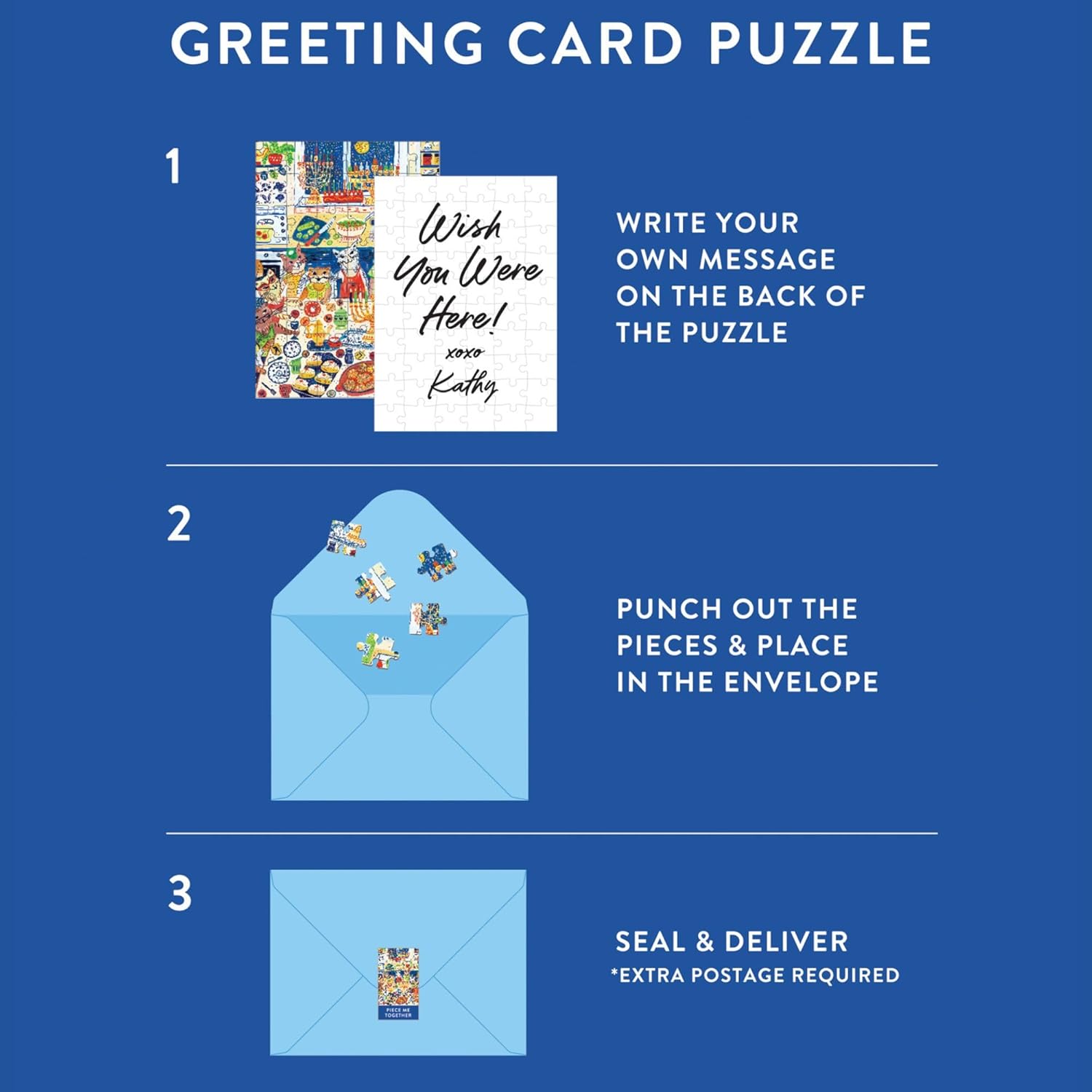 Happy Hanukcats – Greeting and Jigsaw Puzzle Card