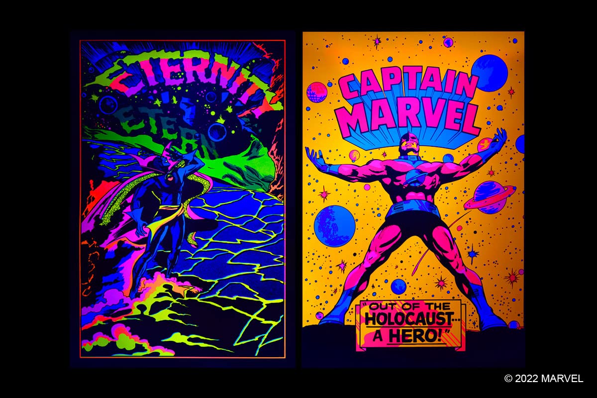 Marvel Classic Black Light Collectible Poster Portfolio Volume 2