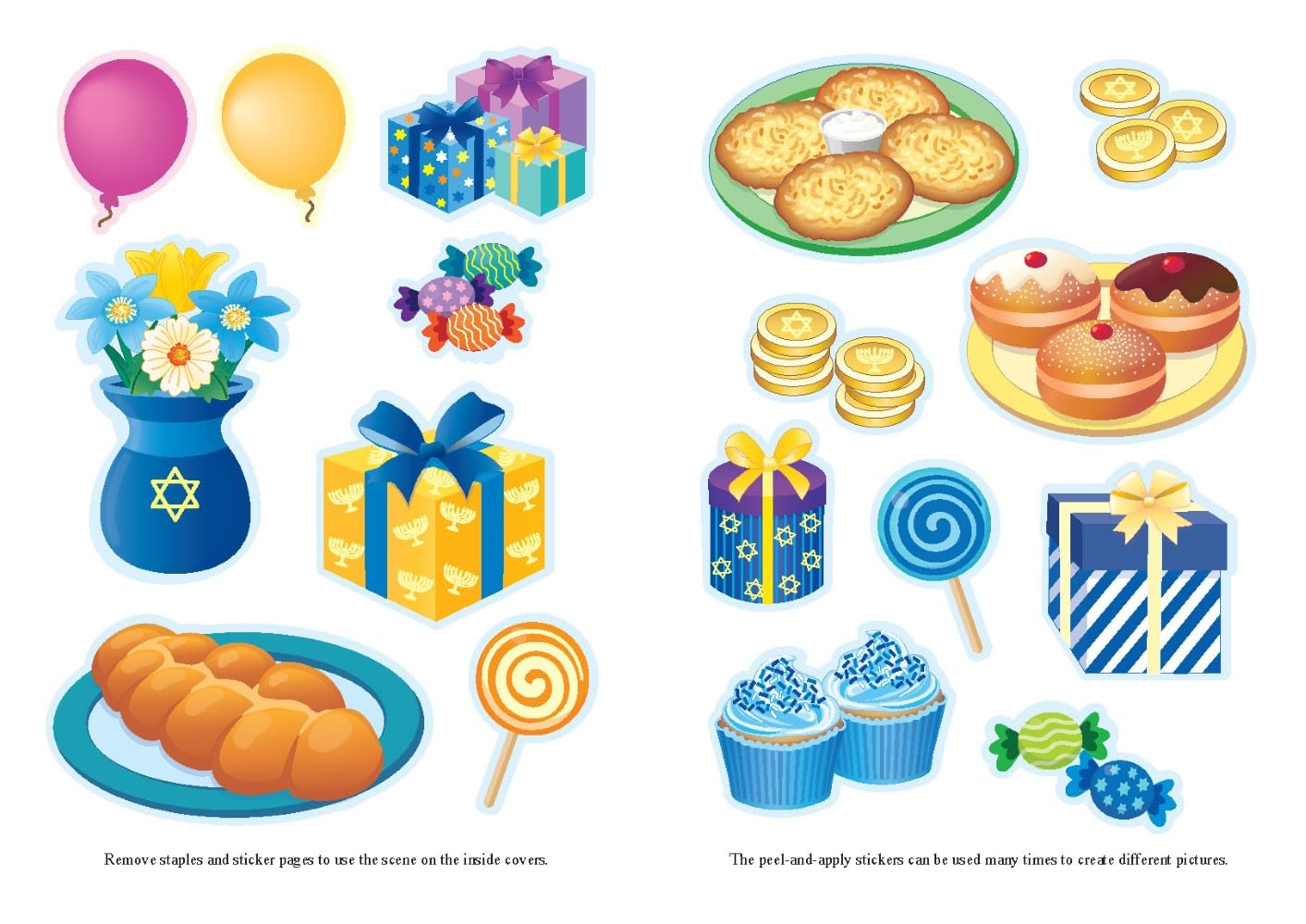 Hanukkah Party Sticker Activity Book