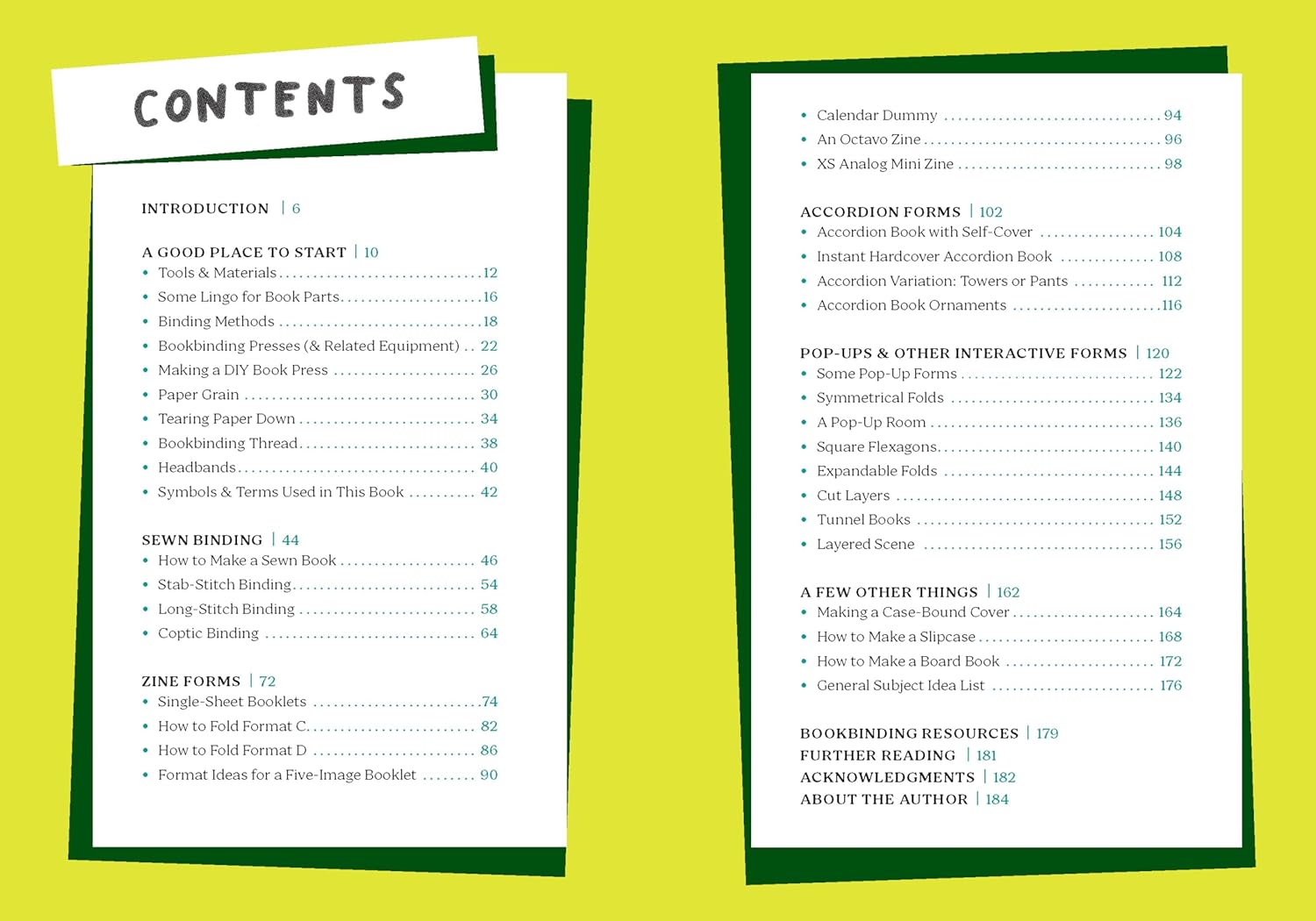 Zine Making and Bookbinding: A Beginner's Guide in 25 Projects
