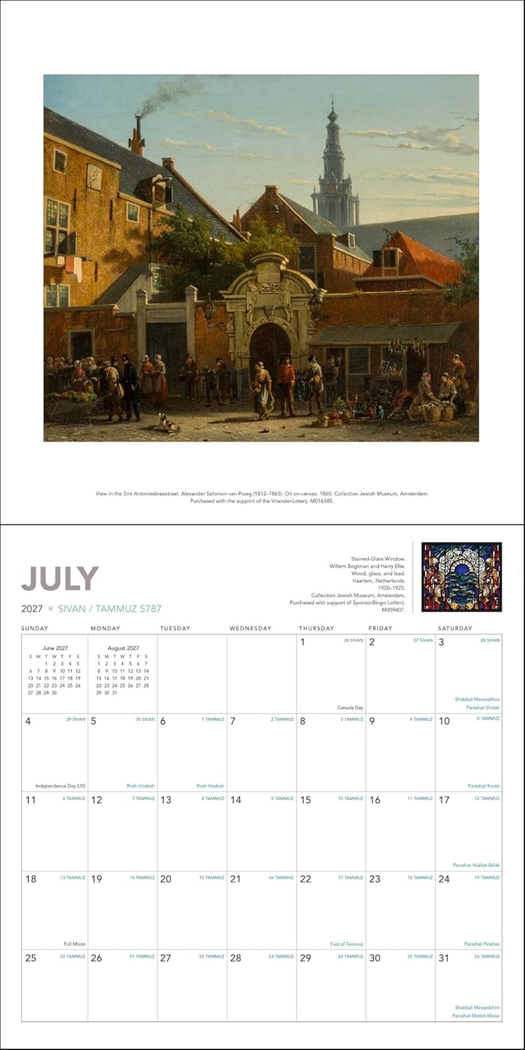 The Jewish Calendar 2026–2027 (5787) 16-Month Wall Calendar