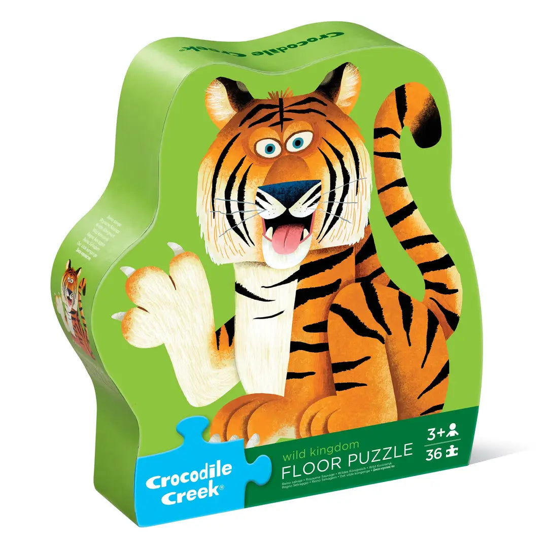 36-Piece Shaped Box Puzzle - Wild Kingdom