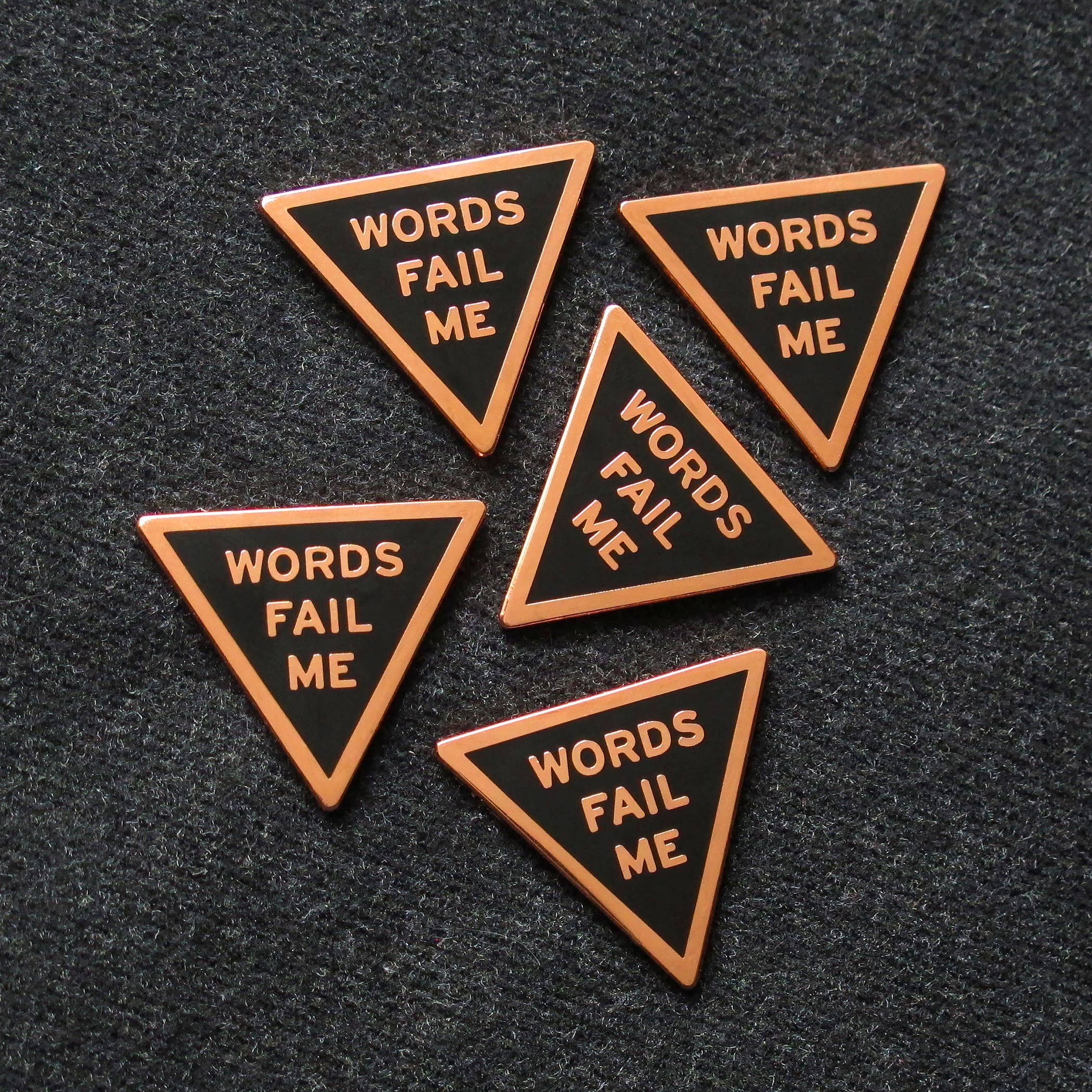 WORDS FAIL ME Pin l Enamel Pin Grief Gift 