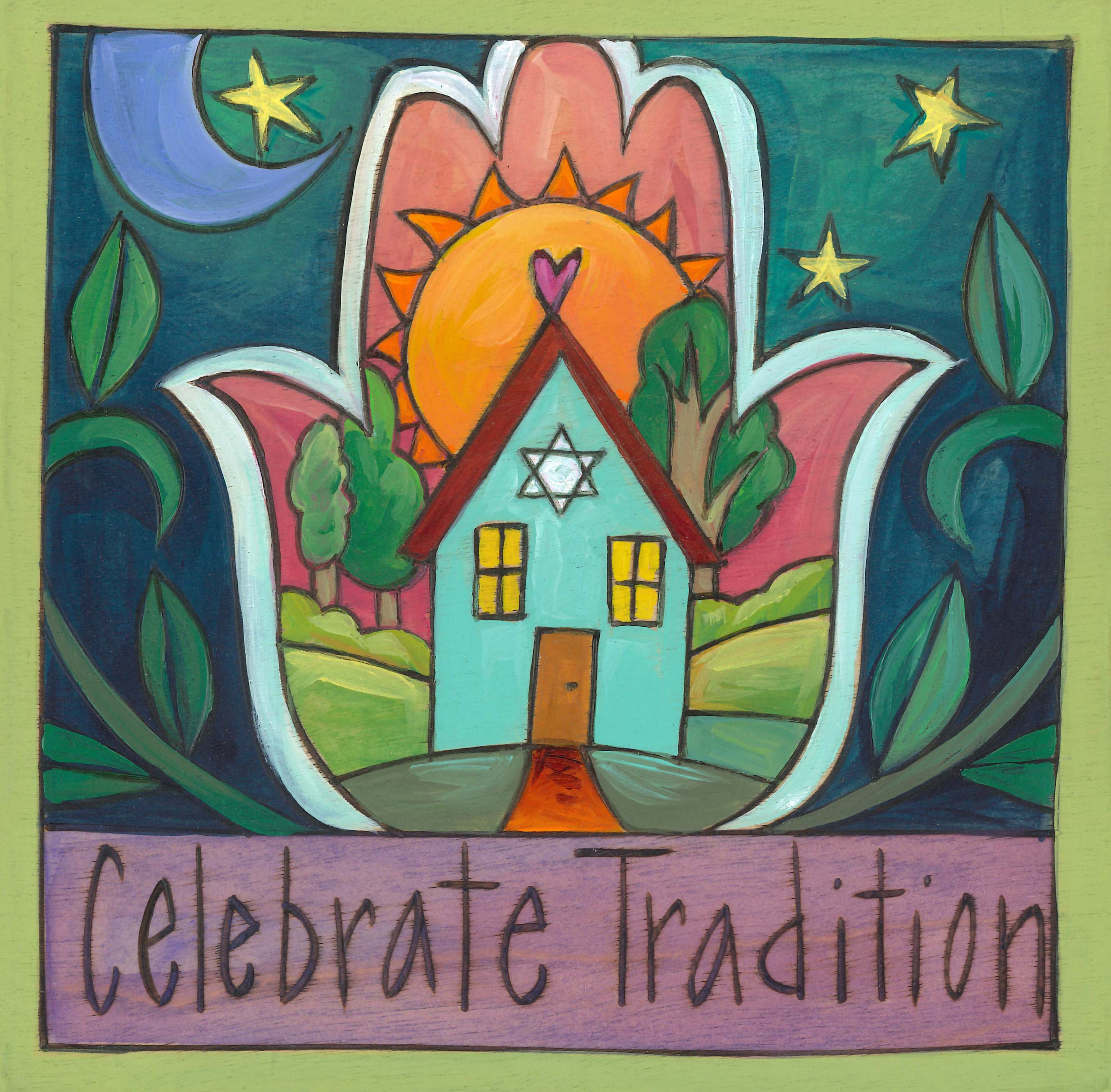 Wall Plaque - 6x6 | "Shalom Home"