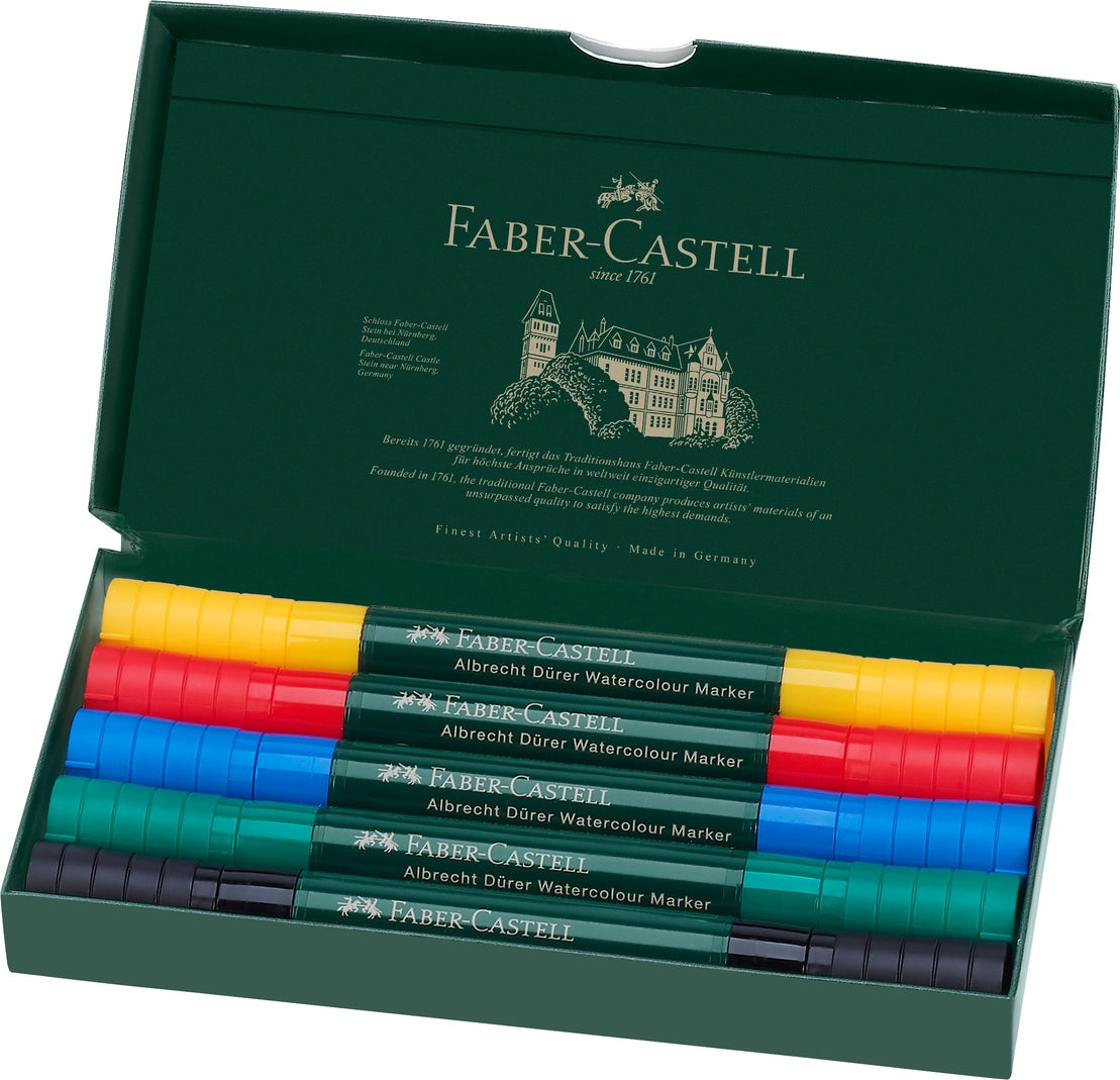 Albrecht Dürer Watercolor Markers, 5 Basic Colors