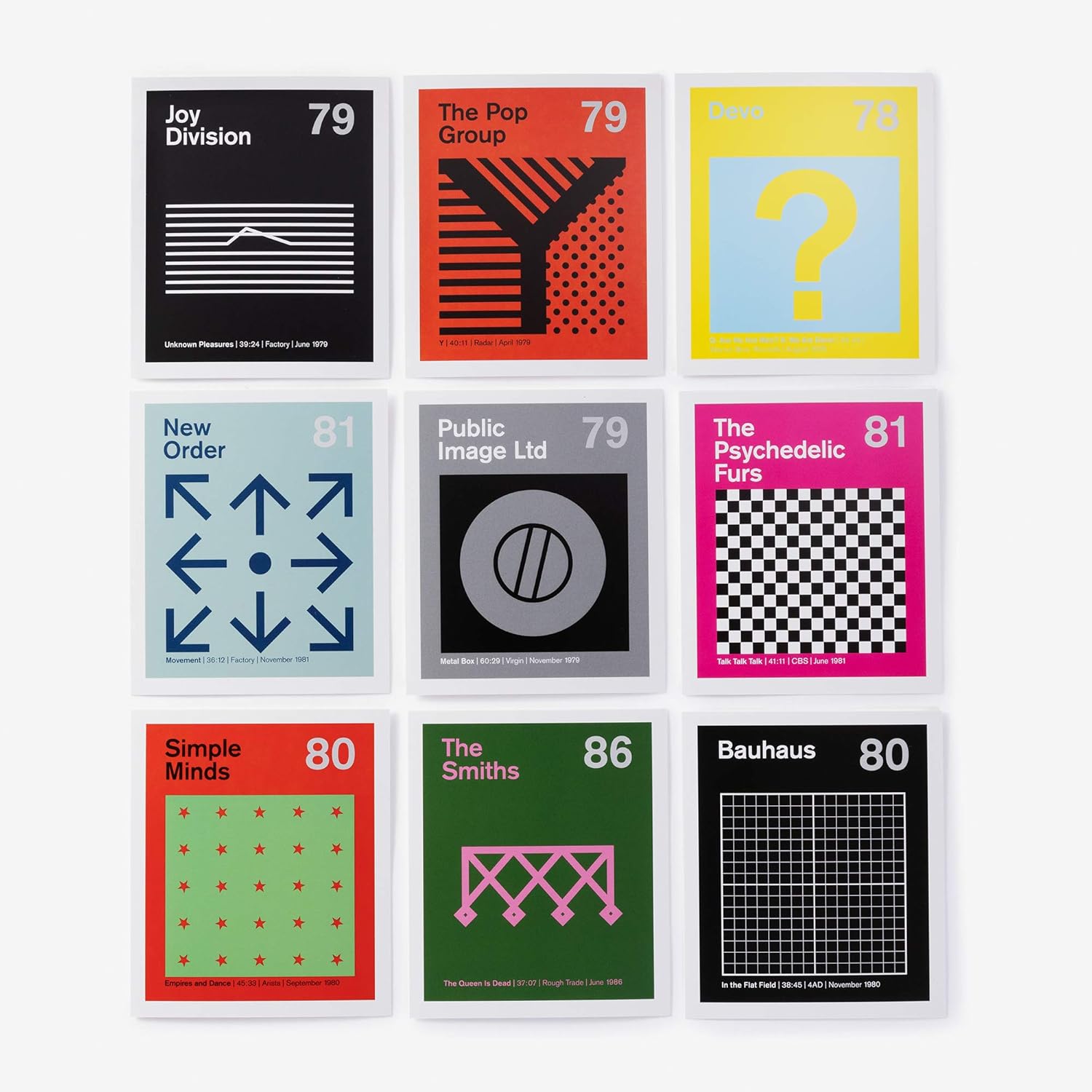 Post Punk Postcards: 50 Designs