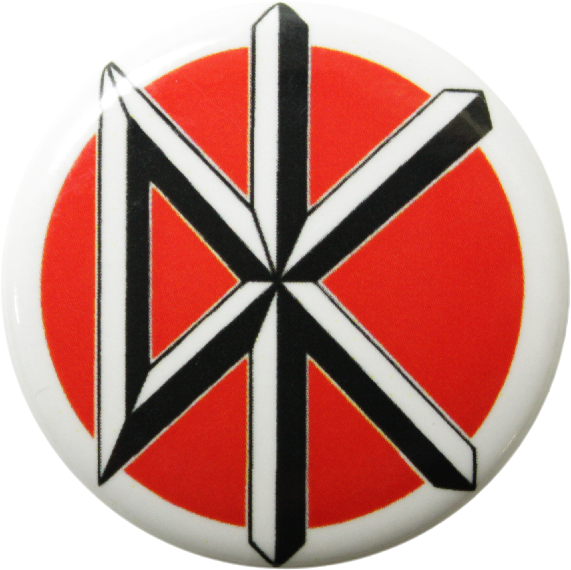 Dead Kennedys DK Logo Button Pin 1.25"