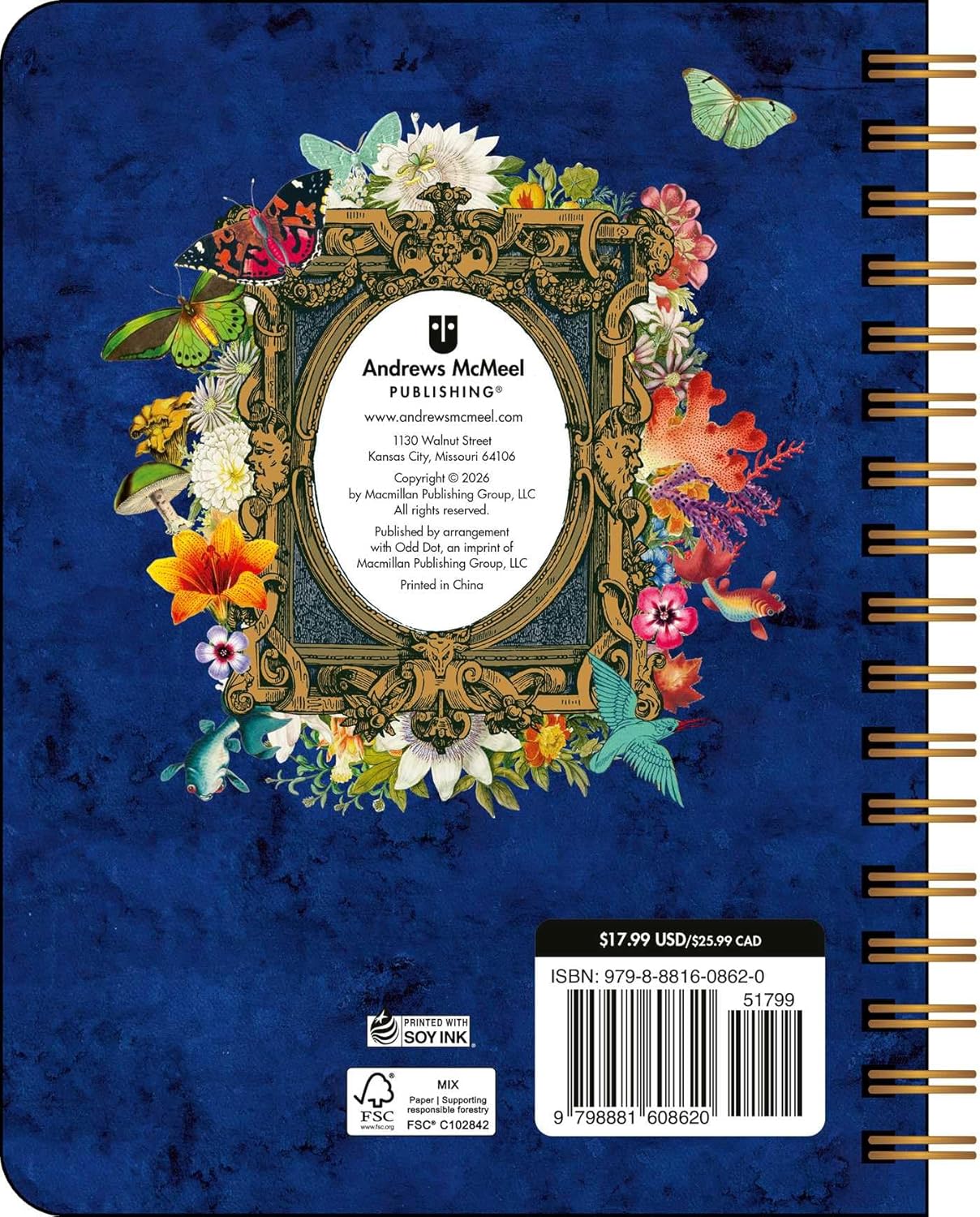 The Antiquarian Sticker Book 2027 Monthly/Weekly Planner Calendar